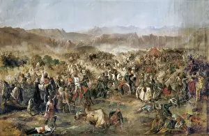 1864 Prints: VAN HALEN, Francisco de Paula (1810-1887). Battle of Las Navas de Tolosa. 1864