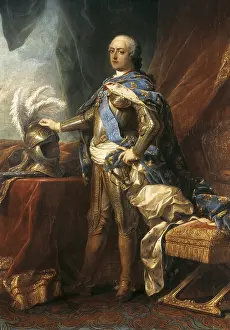 VAN LOO, Jean Baptiste (1684-1745). Louis XV. 1750. Rococo. Oil on canvas. FRANCE. Versailles. National Museum of Versailles