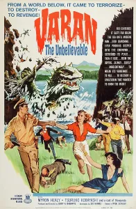 Prehistoric Prints: VARAN THE UNBELIEVABLE, US poster art, 1962