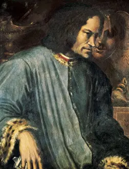 Medici Prints: VASARI, Giorgio (1511-1574). Portrait of Lorenzo de Medici