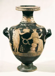 4th C Prints: Vase. 4th c. BC. South Italian red-figured vases of the area of Lucarna