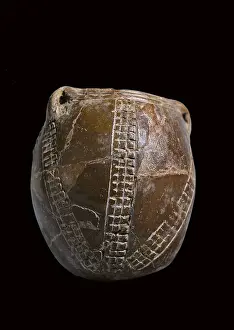 Prehistoric Prints: Vase. 6th mil. - 4th mil. BC. Neolithic art