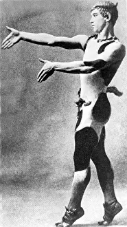 Dancer Prints: Vaslav Nijinsky, Russian dancer (1888-1950) title role in AFTERNOON OF A FAUN