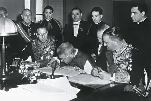 Insidesscene Prints: Vatican City (27th August 1953). Signature of the Concordat between Spain and the Holy See