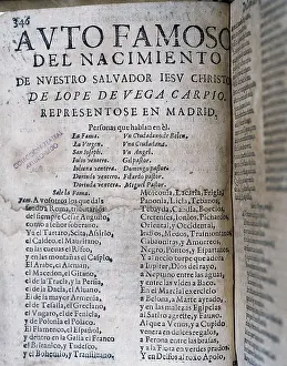 Felix Lope De 1562 1635 Prints: VEGA CARPIO, Flix Lope de (1562-1635)