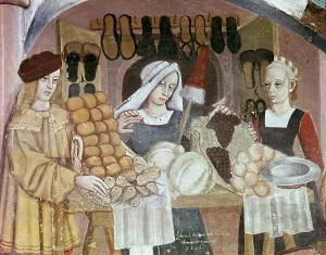 Sunshade Prints: Vegetable Market. 15th century
