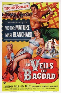 Mari Prints: THE VEILS OF BAGDAD, US poster art