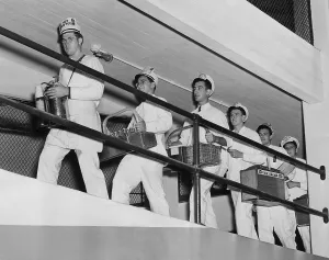 World Series Prints: Vendors at Yankee Stadium for the World Series