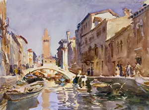 Specific Place Prints: VENETIAN CANAL, by John Singer Sargent