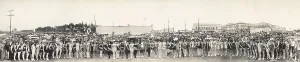 Images Dated 3rd March 2008: Venice Bathing Beauty Pageant, panoramic photograph of a beauty pageant on Venice beach