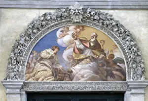 Nicholas Prints: Venice kneeling before St Nicholas