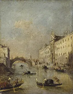 Work Prints: Venice or Rio dei Mendicanti, by Francesco Guardi