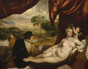 Braids Prints: VENUS AND THE LUTE PLAYER, by Titian