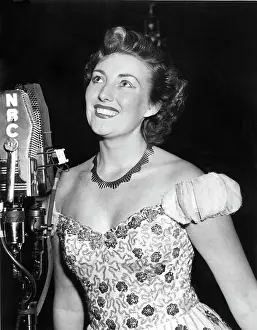 Singer Prints: VERA LYNN, appearing on the radio program