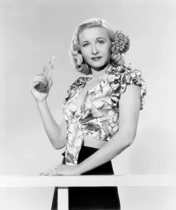 Drinking Prints: Vera Ralston, (aka Vera Hruba Ralston), ca. late 1940s
