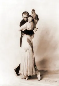 Vernon Prints: Vernon Blythe Castle (1887-1918), and wife, Irene, dancing. 1913