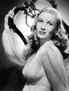 Lace Prints: Veronica Lake, Paramount Pictures portrait, ca. 1940s