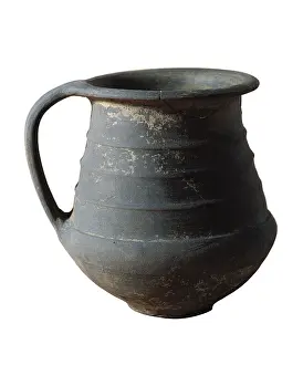 Vessel from 2nd c. BC. Iron Age. Ceramics. SPAIN. Barcelona. Archaeology Museum of Catalonia. Proc: SPAIN. Cabrera de Mar. - J