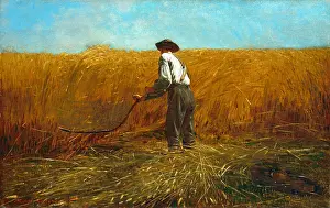 Workers Prints: THE VETERAN IN THE FIELD, by Winslow Homer