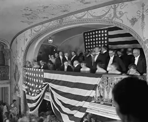 Tuxedos Prints: Vice President Charles Dawes and his party at a 1925 Charity Inaugural Ball, March 4, 1925