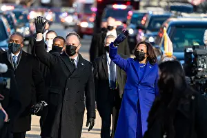 Asian American Prints: Vice President Kamala Harris and her husband