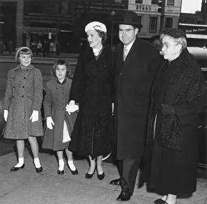 White Gloves Prints: Vice President Richard Nixon arrives for the private Sunday swearing in ceremonies