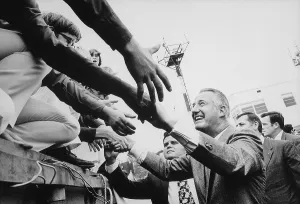 Vice Presidents Prints: Vice President Spiro Agnew campaigning in 1972