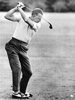 Spiro Prints: Vice President Spiro Agnew he tees off at the Denver Country Club