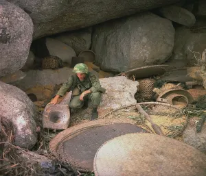 Republic Of Vietnam Prints: Vietnam War. US Army infantryman
