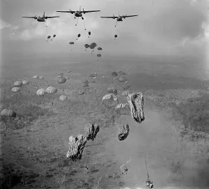 Parachutes Prints: Vietnam War. In March 1963