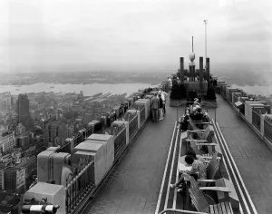 Rockefeller Center Prints: View from the 70 story RCA building in Rockefeller Center