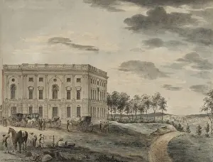 Masons Prints: A view of the Capitol at Washington showing the North wing