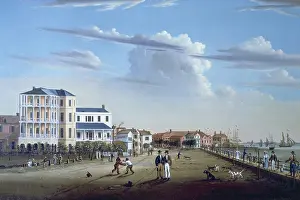 Port Prints: View along the East Battery, Charleston