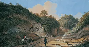 Donkey Prints: View of the Grotto in Posillipo (Vista della grotta di Posillipo)