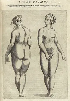 Nudes Prints: Front and back view of an idealized