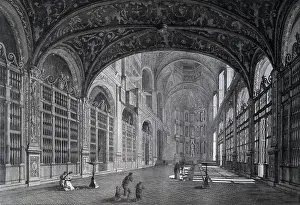Team Prints: View of the interior part of the Church of Mont-Serrat
