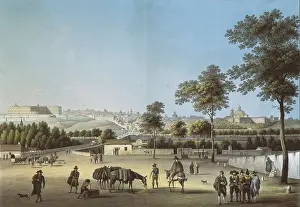 Populations Prints: View of Madrid taken from the Segovia road