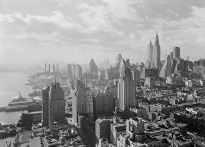 Lcgr1511 Prints: View of Midtown Manhattan from the 27th floor of River House