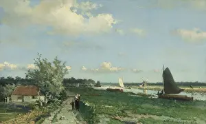 Spring Prints: View near the Geest Bridge, by Johan Hendrik Weissenbruch