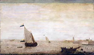 Sailor Prints: View of a River Near a Fortified City