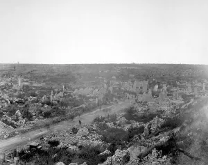 Images Dated 3rd December 2012: A view of ruins of Avocourt, France