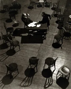 Images Dated 12th May 2008: Viewed from above, actor Morris Carnovsky