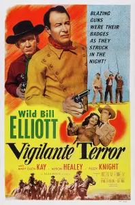 Knight Prints: VIGILANTE TERROR, US poster, top from left: Fuzzy Knight