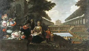 VILADOMAT i MANALT, Antoni (1678-1755). The Four Seasons: The Spring. 1st half 18th c. Modernism. Oil on canvas. SPAIN. Barcelona. National Art Museum of Catalonia. - P