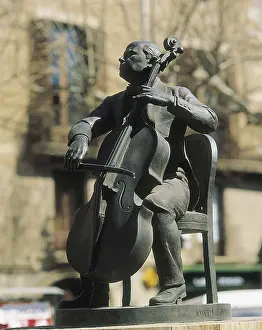 Casals Prints: VILADOMAT, Josep (1899-1989). Monument to Pau Casals