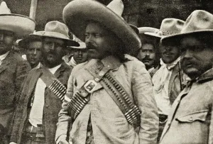 Villa Prints: Villa, Pancho (1878-1923). Pancho Villa and his general staff