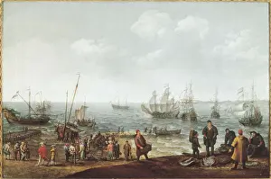 Craft Prints: VILLAERTS, Adam (1577-1664). Seascape
