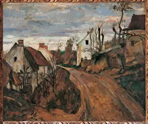 Paul Cezanne Prints: Village Street in Auvers, by Paul Czanne