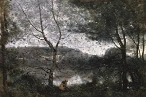 Romanticism Prints: VILLE-DAVRAY, by Camille Corot