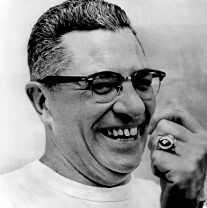 Eye Glasses Prints: Vince Lombardi, (1913-1970)